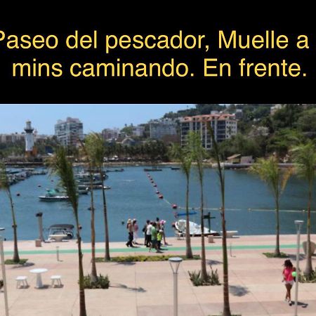 Departamento Sobre Costera, 1Min La Quebrada, 3M Playas Y Yates Apartment Acapulco Exterior photo