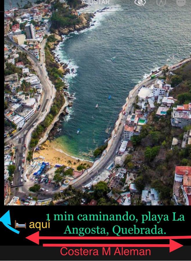 Departamento Sobre Costera, 1Min La Quebrada, 3M Playas Y Yates Apartment Acapulco Exterior photo